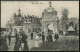 BELGIEN 1910 (27.5.) S/w.-Foto-Ak.: Exposition De Bruxelles 1910, Eingangs-Portal , 2x 1K: BRUXELLES; Bedarfs-Ausl.-Kt.  - Otros & Sin Clasificación