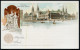 U.S.A. 1893 PP 1 C. Grant, Schw.: WORLD'S COLUMBIAN EXPOSITION.. (Ausstellungs-Pavillon (Hauptgebäude ?), Skulpturengrup - Sonstige & Ohne Zuordnung