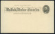 U.S.A. 1893 PP 1 C. Grant, Schw.: WORLD'S COLUMBIAN EXPOSITION.. (Ausstellungs-Pavillon (Hauptgebäude ?), Skulpturengrup - Sonstige & Ohne Zuordnung