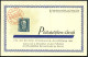 BERLIN W/ Berliner Briefmarken-Ausstellung 1924 (7.11.) SSt = Brustbild Heinr. V. Stepham Auf Motiv-ähnl. Color-Sonder-K - WPV (Weltpostverein)
