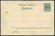 DEUTSCHES REICH 1897 PP 5 Pf. Ziffer/Krone, Grün: "Erster General-Postmeister" Trauerkarte Zum Tode Heinrich V.Stephans  - UPU (Unión Postal Universal)