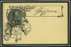 DEUTSCHES REICH 1897 (Apr.) Trauer-PP 5 Pf. Krone, Grün: Stephan.. Gest. 8. April 1897 Zu Berlin = Brustbild Heinr. V. S - UPU (Union Postale Universelle)