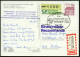 2000 HAMBURG 36/ XIXe/ Congrès UPU.. 1984 (18.6.) SSt Auf PP 60 Pf. Burgen: Post- U. Telegraphengebäude Hamburg 1882 (Mi - UPU (Union Postale Universelle)