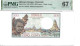 Djibouti 500 Francs 1979 P36a Graded 67 EPQ SuperGem Uncirculated By PMG - Gibuti