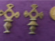 4 Bijoux Touareg Croix D'Agadès Anciennes Fabrication Artisanale Amullettes - Ethniques