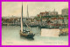 * FOLKESTONE - The Harbour - Fishing Portion - Paquebot Bateau - Colorisée - 1903 - Folkestone