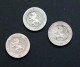 5 Cent X3  1861 + 1862 + 1863 Leopold I - 5 Cent