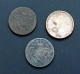 5 Cent X3 (koper) 1834 + 1849 + 1851 Leopold I - 5 Centimes