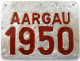 Velonummer Aargau AG 50 - Placas De Matriculación