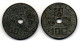 BELGIUM - GERMAN OCCUPATION WWII - Set Of Two Coins 10 Centimes, Zinc, Year 1942-44, KM #125, 126, French & Dutch Legend - 10 Centimes