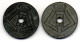 BELGIUM - GERMAN OCCUPATION WWII - Set Of Two Coins 10 Centimes, Zinc, Year 1942-44, KM #125, 126, French & Dutch Legend - 10 Centesimi