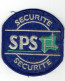 Patch Insigne Tissu SPS Sécurité - Ecussons Tissu