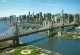 UNITED STATES, NEW YORK, PANORAMA, QUENSBORO BRIDGE, MANHATTAN, QUEENS, ROOSEVELT ISLAND, MANHATTAN SKYLINE - Manhattan