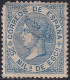 Spain 1868 Sc 98 España Ed 97 MLH* Partial Gum Damaged Corner - Ongebruikt