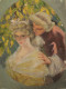 Peinture Sur Toile Couple Scène Galante XIXème Style XVIIIème - Huiles