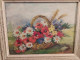 Ancien Tableau Bouquet De Fleurs Printanières - Huiles