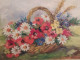 Ancien Tableau Bouquet De Fleurs Printanières - Huiles