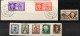 1770. ALBANIA1939-1940 5 SETS LOT.SASS.16-29(24 DAMAGED)AIR 1-3,4,5-11.SPECIAL DELIVERY 1-2 - Albanien