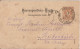 1887 - BOHEME - CP ENTIER Avec REPIQUAGE PRIVE WALDEK & WAGNER ! De PRAG => BRÜX - Postcards