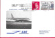 DANMARK - FIRST SAS FLIGHT A300 DA BARCELONA A KOPENHAGEN * 30.9.1980* SU BUSTA UFIICIALE GRANDE - Luchtpostzegels