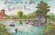 RARE CHROMO CHEMINS DE FER DU NORD HORAIRES LIGNE PARIS NORD ENGHIEN LES BAINS  CIRCA 1890 11 X 7 CM - Europe