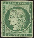 No 2c, Vert Bouteille. - TB. - R - 1849-1850 Cérès