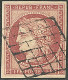 Rouge-brun. No 6A, Obl Grille. - TB. - R - 1849-1850 Ceres