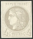 ** No 41B, Gris, Très Frais. - TB - 1870 Emission De Bordeaux