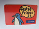 PORTUGAL   CHIPCARD / 120 UNITS / PINQUINS  / FETE 97  /      USED     **15193** - Portugal