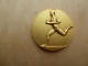 DA-002 Médaille Bronze Doré COURSE à Pieds Signée Drago De 50mm De Diamètre,poids=57,80g - Athlétisme