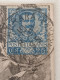 A926 RAVACCIONE ESCAVAZIONE DEL MARMO(FRANCOBOLLO ITALIA REGNO 1901 FLOREALE 25 CENT AZZURRO  FIRMATO DIENA E VIGNAT I) - Carrara