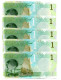 Qatar Banknotes - 1 Riyal - 5 Pcs LOT - Consecutive - ND 2020 UNC - Qatar