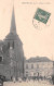 SEICHES (Maine-et-Loire) - Place De L'Eglise - Voyagé 191? (2 Scans) - Seiches Sur Le Loir
