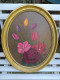 Tableau Bouquet De Fleurs Tulipes & Roses Signé - Huiles