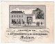 Belgique "Carte Type Porcelaine" Porseleinkaart, Filature De Lin, I. Gysbrechts, M. Lou, Malines, Mechelen, Dim:107x83mm - Cartes Porcelaine