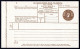 Telegram Form, 1929 1/6 "all Brown" With Original Interleaving Showing A Clear Albino Impression Of The Indicia. - Postal Stationery