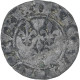 France, Charles VI, Double Tournois, Dijon, TB+, Billon, Gadoury:393 - 1380-1422 Charles VI Le Fol