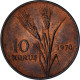 Turquie, 10 Kurus, 1970, TTB, Bronze, KM:891.2 - Turquie