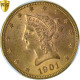 Monnaie, États-Unis, Coronet Head, $10, Eagle, 1901, Philadelphie, PCGS, MS62 - 10$ - Eagles - 1866-1907: Coronet Head