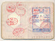 Delcampe - FRANCE - Passeport Voyageur Marseillais Entièrement Rempli De Visas Chinois + Hong-Kong, Bangkok... Fiscaux 150F/200F - Lettres & Documents