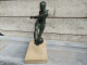 Statue Trophée Sport Foot Football 1930 Art Déco - Metall