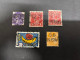 13-9-2023 (stamp) Australia X 5 Perforeted Stamps  / Perfins Stamps / Timbres Perfinés - Perforadas