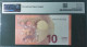 10 EURO SPAIN 2014 LAGARDE V011A1 VB FIRST POSITION SC FDS UNC. PMG 67 EPQ PERFECT - 10 Euro