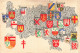 BELGIQUE - Armoiries Des Provinces Belge - Colorisé - Carte Postale Ancienne - Sammlungen & Sammellose
