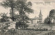 BELGIQUE - Landenne Sur Meuse - Coin Du Jardin Du Château - Vue De L'église  - Carte Postale Ancienne - Andenne