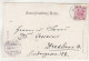 D4681) WIEN - BELVEDERE - Litho - 23.12.1900 - Belvedère