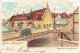 ILLUSTRATION - Gruss Aus Strassburg - Colorisé - Carte Postale Ancienne - Contemporain (à Partir De 1950)