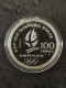 100 FRANCS ARGENT 1990 JO ALBERTVILLE 1992 BOBSLEIGH FRANCE / SILVER - 100 Francs