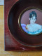 Delcampe - Miniature Portrait  "Juliette Récamier "  Signé H DURAN Dans Le Goût Du XVIIIème - Acuarelas