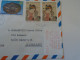 D198146 JAPAN -Registered  Airmail Cover 1992 Yokohamaport Uprated With EMA Red Meter Label - Sent To Hungary - Lettres & Documents